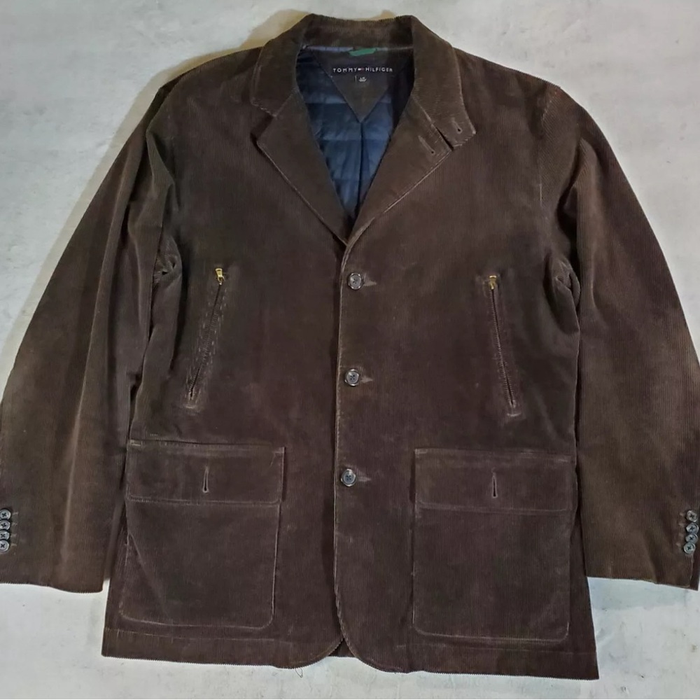 Vintage Tommy Hilfiger Corduroy Jacket/ Sport Coat, Size XL.
